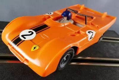 Carrera Universal 40418 - Ferrari 312 P Orange #2 Guide Profi/Evolution no Box 1:32