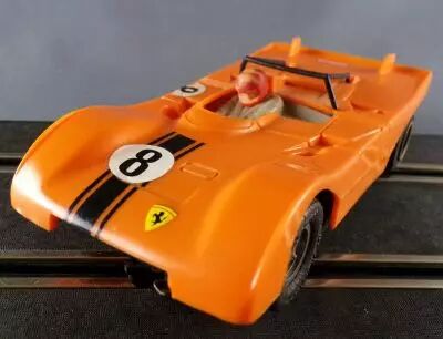 Carrera Universal 40418 - Ferrari 312 P Orange #8 no Box 1:32 Compatible Scalextric