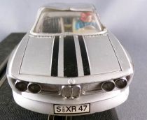 Carrera Universal 40422 - BMW 3.0 CSL Grise Bandes Noires sans Boite Slot Car 1/32