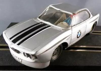 Carrera Universal 40422 - BMW 3.0 CSL Silver Black Stripes no Box 1:32 Slot Car