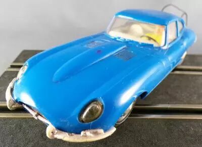 Carrera Universal 40425 - Type E Jaguar Blue Antenna Lighting no Box 1:32 2