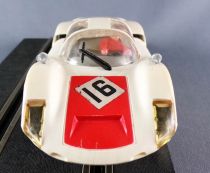 Carrera Universal 40426 - Porsche Carrera 6 Blanche N°16 Eclairage en Boite 1/32