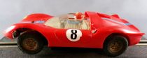 Carrera Universal 40427 - Ferrari Dino Red Blue Stripe #8 Lighting no Box 1:32 2