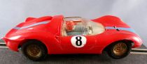 Carrera Universal 40427 - Ferrari Dino Red Blue Stripe #8 Lighting no Box 1:32 2