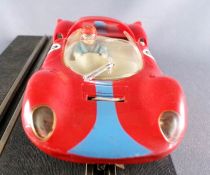 Carrera Universal 40427 - Ferrari Dino Red Blue Stripe #8 Lighting no Box 1:32 3