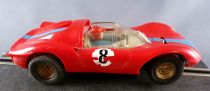Carrera Universal 40427 - Ferrari Dino Red Blue Stripe #8 Lighting no Box 1:32 3