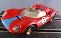Carrera Universal 40427 - Ferrari Dino Red Blue Stripe #8 Lighting no Box 1:32