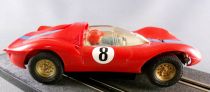 Carrera Universal 40427 - Ferrari Dino Rouge Bande Bleue N°8 Eclairage sans Boite 1/32