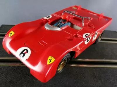 Carrera Universal 40433 - Ferrari 312 P Rouge N�6 Guide Profi/Evolution sans Boite 1/32 Compatible Scalextric