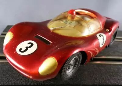 Carrera Universal 40450 - Ferrari Dino Lexan Metallized Burgundy #3 no Box 1:32