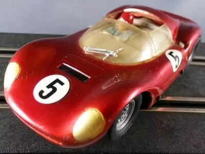 Carrera Universal 40450 - Ferrari Dino Lexan Metallized Burgundy #5 no Box 1:32