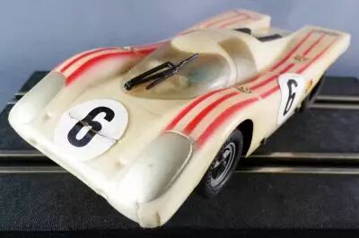 Carrera Universal 40463 - Porsche 917 Lexan White Red Strpes #6 no Box 1:32