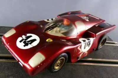 Carrera Universal 40464 - Ferrari 512 S Lexan Burgundy #14 no Box 1:32
