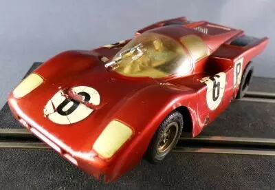 Carrera Universal 40464 - Ferrari 512 S Lexan Burgundy #6 no Box 1:32