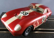 Carrera Universal 404?? - Ferrari GT Lexan Metallized Red White Stripe #59 no Box 1:32