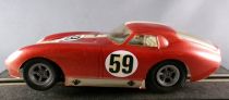 Carrera Universal 404?? - Ferrari GT Lexan Metallized Red White Stripe #59 no Box 1:32