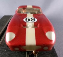 Carrera Universal 404?? - Ferrari GT Lexan Metallized Red White Stripe #59 no Box 1:32
