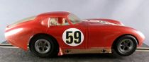 Carrera Universal 404?? - Ferrari GT Lexan Metallized Red White Stripe #59 no Box 1:32