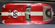 Carrera Universal 404?? - Ferrari GT Lexan Metallized Red White Stripe #59 no Box 1:32