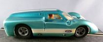 Carrera Universal 404?? - Ford Le Mans Lexan Metallized Light Blue White Stripe no Box 1:32