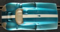 Carrera Universal 404?? - Ford Le Mans Lexan Metallized Light Blue White Stripe no Box 1:32