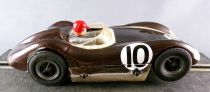 Carrera Universal 404?? - Shelby Cobra Lexan Metallized Chocolate Silver Stripes #10 no Box 1:32