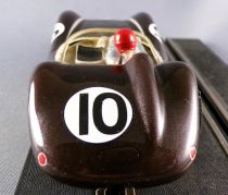 Carrera Universal 404?? - Shelby Cobra Lexan Metallized Chocolate Silver Stripes #10 no Box 1:32