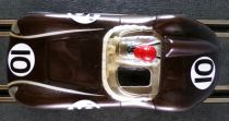 Carrera Universal 404?? - Shelby Cobra Lexan Metallized Chocolate Silver Stripes #10 no Box 1:32