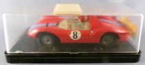 Carrera Universal 427 - Ferrari Dino Rouge Bande Bleue N°8 Eclairage en Boite 1/32