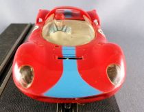 Carrera Universal 427 - Ferrari Dino Rouge Bande Bleue N°8 Eclairage en Boite 1/32
