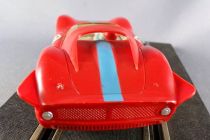 Carrera Universal 427 - Ferrari Dino Rouge Bande Bleue N°8 Eclairage en Boite 1/32