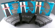Carrera Universal 50500 - 4 Normal Bend Sections 0 Curved Tracks 45° Good Condition Boxed 1:32
