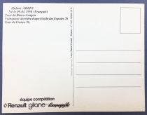 Carte Postale - Equipe Renault Gitane 1978 - Hubert Arbes