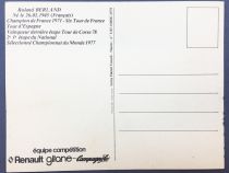 Carte Postale - Equipe Renault Gitane 1978 - Roland Berland