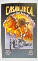 Casablanca - Rick Blaine (Humphrey Bogard) & Ilsa Lund Laszlo (Ingrid Bergman) + Movie Poster - Ornament Figures - Hallmark 1997