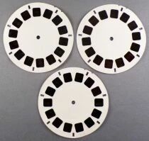 Casimir et L\'ile aux Enfants - Il ne Faut pas Appeler un Chas un Chat - 3 Disques View-Master 3D sans Pochette R&eacute;f. BD 171 -F