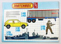 Catalogue de Maquettes Professionnel Matchbox AMT France 1989/80