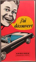 Catalogue Dépliant Jouets 1965 12x21cm Voiture à Pédales