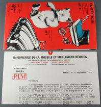 Catalogue Dépliant Jouets 1965 12x21cm Voiture à Pédales