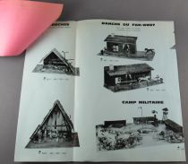 Catalogue Dépliant La Hotte aux Jouets 1964 + Tarif Crèches Garages Fermes Châteaux Forts