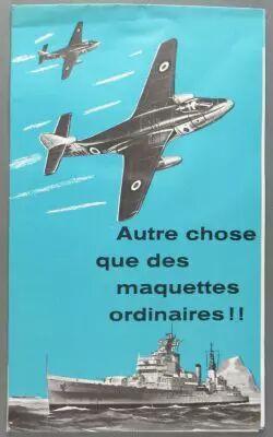 Catalogue D�pliant Maquettes Frog 13x21cm Ann�es 60 Avions Bateaux