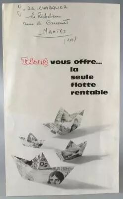 Catalogue D�pliant Triang - La Seule Flotte Rentable Bateaux Canots Voiliers