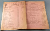 Catalogue Jouet Sitaplex 1964 + Tarif Figurines Bateaux Trains Bazar Plage