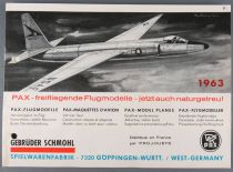 Catalogue Maquettes Avions Pax 1963