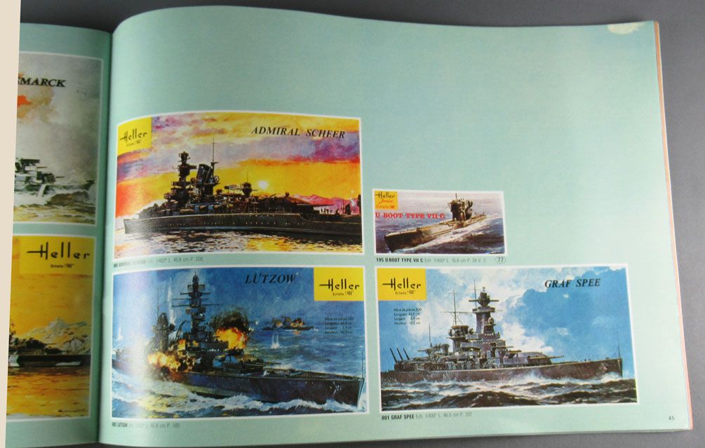 Catalogue Maquettes Heller 1977 A4 64 pages Couleurs