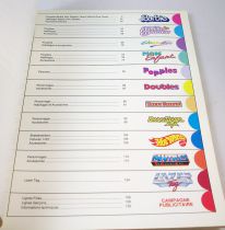 Catalogue professionnel Mattel France 1987