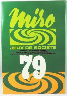 Catalogue professionnel Miro France 1979