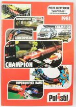 Catalogue professionnel Polistil Circuits électriques 1981