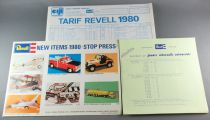 Catalogue Professionnel Revell France 1980 & Bon de Commande avec Tarif