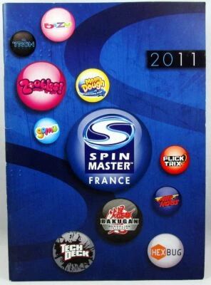 Catalogue professionnel Spin Master 2011 (Tron Legacy, Bakugan, Gomu, Hex Bug, Tech Deck, etc...